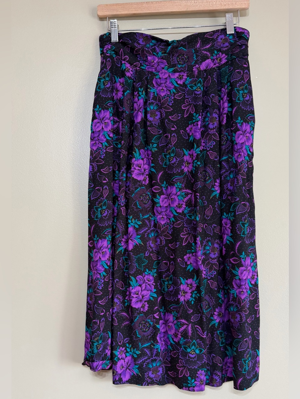 Vintage 80’s Fashion Gallery Floral Statement Skirt Set - Picture 9 of 16
